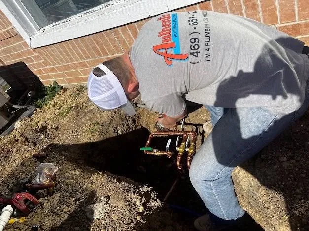 Precision copper fitting work at job site